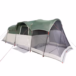 vidaXL Family Tent Tunnel 8-Person Dome Tent Patio Camping Tent Waterproof - green - Additional view 4