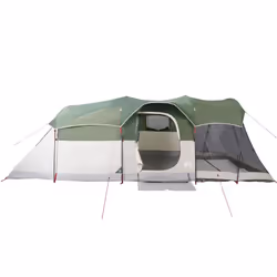 vidaXL Family Tent Tunnel 8-Person Dome Tent Patio Camping Tent Waterproof - green - Additional view 5