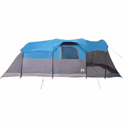 vidaXL Family Tent Tunnel 8-Person Dome Tent Patio Camping Tent Waterproof - blue - Additional view 6