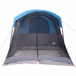 vidaXL Family Tent Tunnel 8-Person Dome Tent Patio Camping Tent Waterproof - blue - Additional view 7