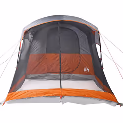 vidaXL Family Tent Tunnel 8-Person Dome Tent Patio Camping Tent Waterproof - grey - Additional view 7