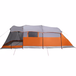 vidaXL Family Tent Tunnel 8-Person Dome Tent Patio Camping Tent Waterproof - grey - Additional view 8