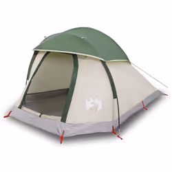 vidaXL Camping Tent Dome 1-Person Lightweight Tent Dome Tent Green Waterproof