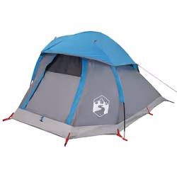 vidaXL Camping Tent Dome 1-Person Lightweight Tent Dome Tent Blue Waterproof - Additional view 4