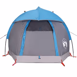 vidaXL Camping Tent Dome 1-Person Lightweight Tent Dome Tent Blue Waterproof - Additional view 5