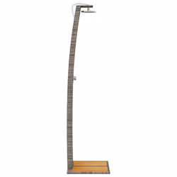 vidaXL Outdoor Shower Garden Beach Pool Shower Poly Rattan and Acacia Wood - grey, 55 x 60 x 224 cm - Additional view 5