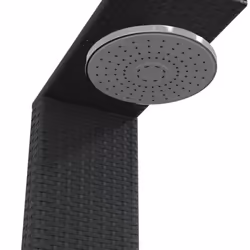 vidaXL Outdoor Shower Garden Beach Pool Shower Poly Rattan and Acacia Wood - black, 100 x 100 x 241.5 cm - Additional view 8
