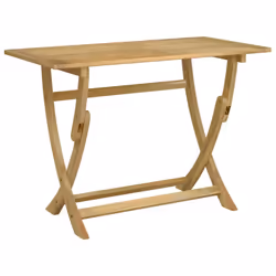 vidaXL Folding Garden Table Outdoor Table Patio Dining Table Solid Wood Acacia
