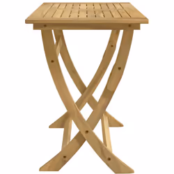 vidaXL Folding Garden Table Outdoor Table Patio Dining Table Solid Wood Acacia - Additional view 4