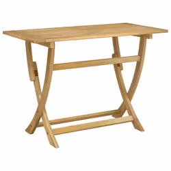 vidaXL Folding Garden Table Outdoor Table Patio Dining Table Solid Wood Acacia - Additional view 5