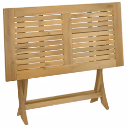 vidaXL Folding Garden Table Outdoor Table Patio Dining Table Solid Wood Acacia - Additional view 6