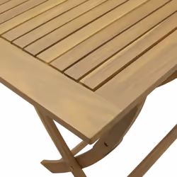 vidaXL Folding Garden Table Outdoor Table Patio Dining Table Solid Wood Acacia - Additional view 7