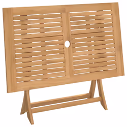 vidaXL Folding Garden Table Outdoor Table Patio Dining Table Solid Wood Acacia - Additional view 6