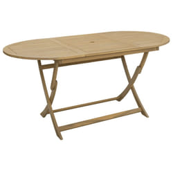 vidaXL Folding Garden Table Outdoor Table Patio Dining Table Solid Wood Acacia