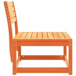 vidaXL Garden Sofa Patio Outdoor Sofa Chair Couch Wax Brown Solid Wood Pine - Additional view 4