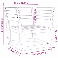 VidaXL 844674 patio sofa - Additional view 8