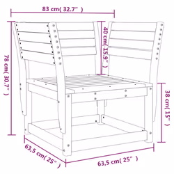 VidaXL 844676 patio sofa - Additional view 8
