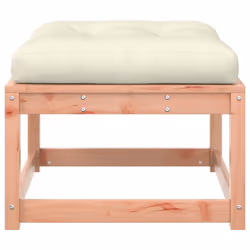 vidaXL Garden Footstool with Cushions Ottoman Footrest Solid Wood Douglas - Additional view 4