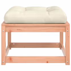 vidaXL Garden Footstool with Cushions Ottoman Footrest Solid Wood Douglas - Additional view 5