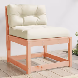 vidaXL Garden Sofas with Cushions Outdoor Sofa Couch 2 pcs Solid Wood Douglas - Additional view 4