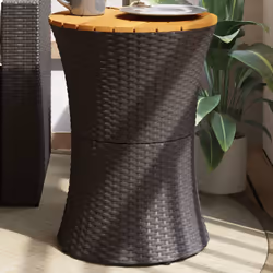 VidaXL 368296 outdoor table Black