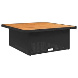 VidaXL 368272 outdoor table Black, Brown