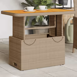 VidaXL 368277 outdoor table Beige, Brown