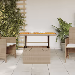 VidaXL 368277 outdoor table Beige, Brown
