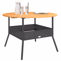 VidaXL 368625 outdoor table Black - Additional view 4