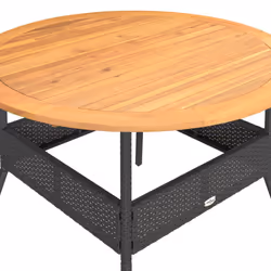 VidaXL 368625 outdoor table Black - Additional view 8