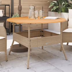 VidaXL 368627 outdoor table Beige