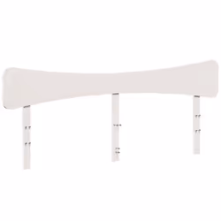VidaXL 844762, White, Pinewood, 2 m, 2055 mm, 81 cm, 35 mm