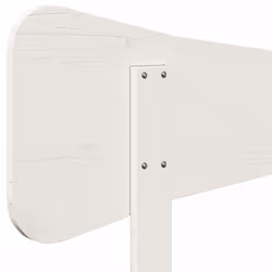 VidaXL 844766 headboard/footboard White - Additional view 7