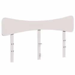 VidaXL 844778, White, Pinewood, 140 cm, 1455 mm, 81 cm, 35 mm