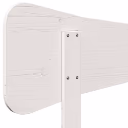 VidaXL 844786 headboard/footboard White - Additional view 7