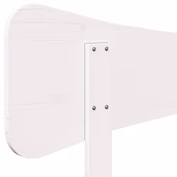 VidaXL 844790 headboard/footboard White - Additional view 7