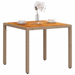 VidaXL 368124 outdoor table Beige, Brown - Additional view 4