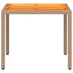 VidaXL 368124 outdoor table Beige, Brown - Additional view 6