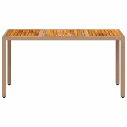 VidaXL 368127 outdoor table Beige, Brown - Additional view 5