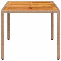 VidaXL 368127 outdoor table Beige, Brown - Additional view 6