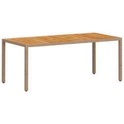 VidaXL 368130 outdoor table Beige, Brown