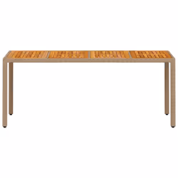 VidaXL 368130 outdoor table Beige, Brown - Additional view 5