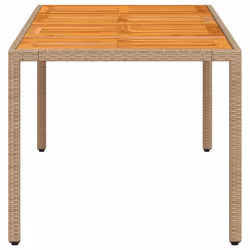 VidaXL 368130 outdoor table Beige, Brown - Additional view 6