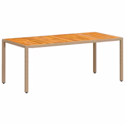 VidaXL 368130 outdoor table Beige, Brown - Additional view 7