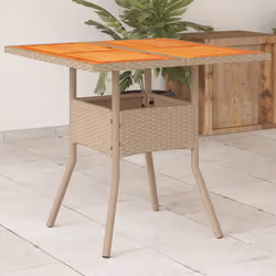 VidaXL 368133 outdoor table Beige, Brown - Additional view 2