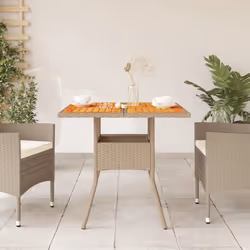 VidaXL 368133 outdoor table Beige, Brown - Additional view 3