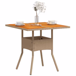 VidaXL 368133 outdoor table Beige, Brown - Additional view 4