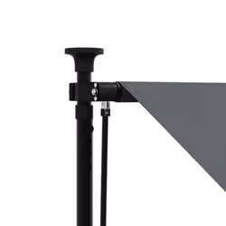 vidaXL Retractable Awning Privacy Screen Anthracite 100x150 cm Fabric & Steel - Additional view 7
