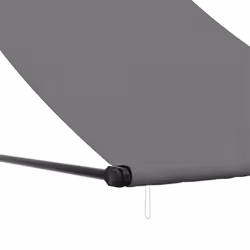 vidaXL Retractable Awning Privacy Screen Anthracite 150x150 cm Fabric & Steel - Additional view 6