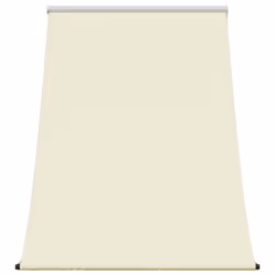vidaXL Retractable Awning Privacy Screen Cream 150x150 cm Fabric and Steel